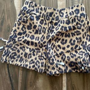 Crazy train Womens fringe shorts small